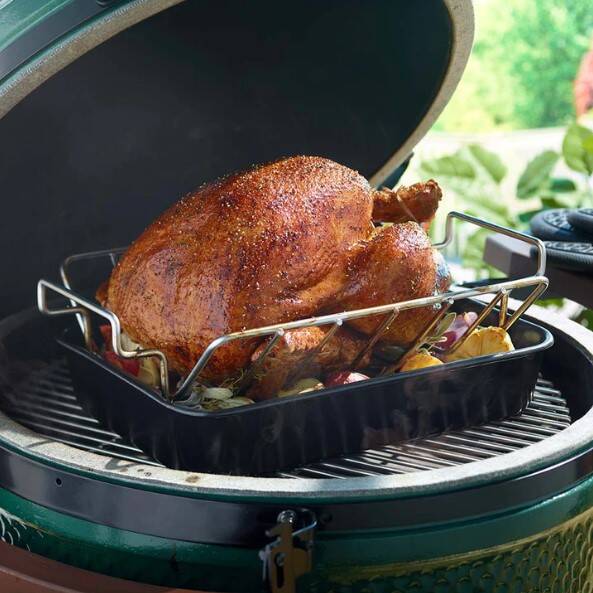 Big Green Egg Dikdörtgen Damla Teflon Tava, 23x33 cm - 5