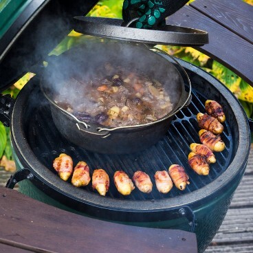 Big Green Egg Medium Barbekü Mangal, Kömürlü - 2