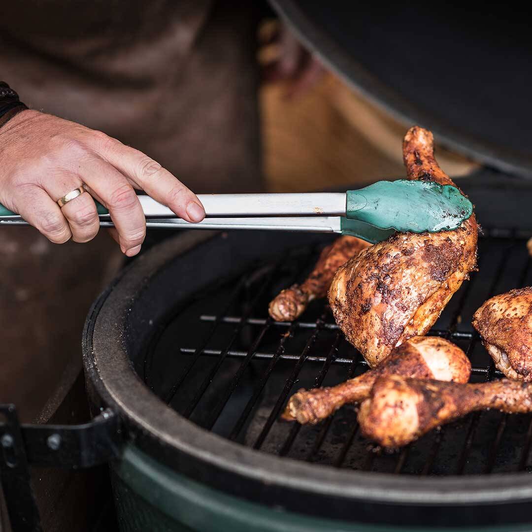 Big Green Egg Silikon Uçlu Barbekü Maşası, 40 cm - 2