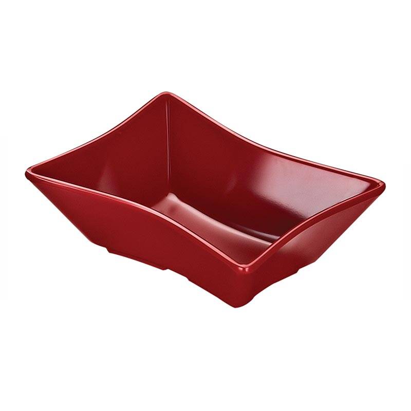 Biradlı BRD-516504 Açık Büfe Minimal Sos Tabağı, 11.5x7x4 cm, Kırmızı - 1