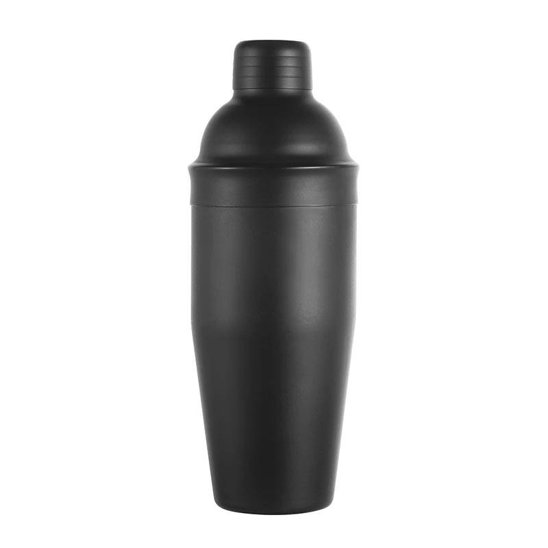 Biradlı BRD-700 Paslanmaz Çelik Kokteyl Shaker, 700 ml, Siyah - 1