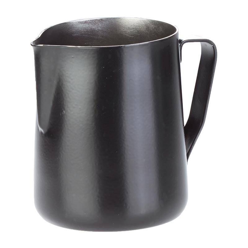 Biradlı GRV-039 Süt Potu Pitcher, 300 ml, Siyah - 1