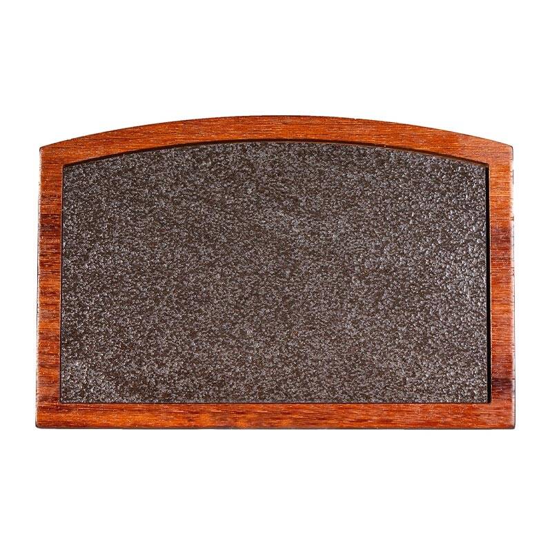 Biradlı GRV-1850 Bazaltlı Steak Ahşap Sunum Tahtası, 32.5x21.5 cm - 1