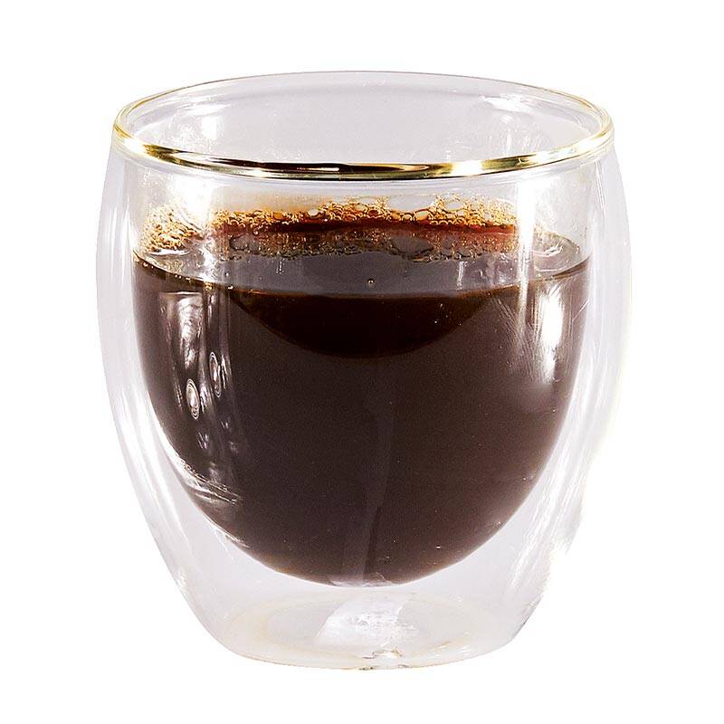 Biradlı GRV-332 Çift Çidarlı Espresso Bardağı, 80 ml - 1