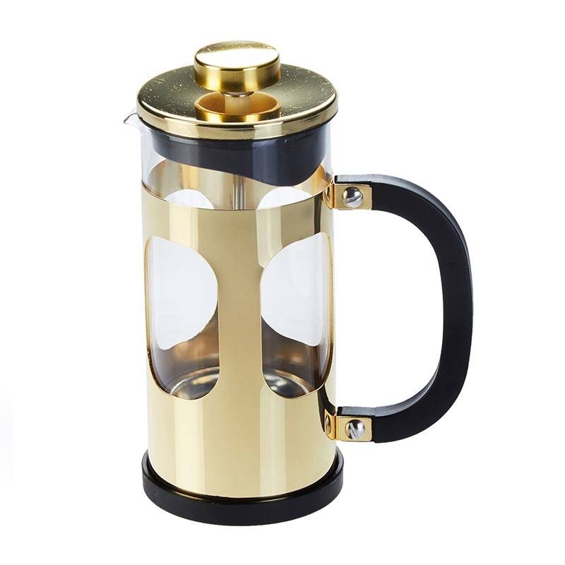 Biradlı GRV-B003 French Press, 350 cc, Altın - 1