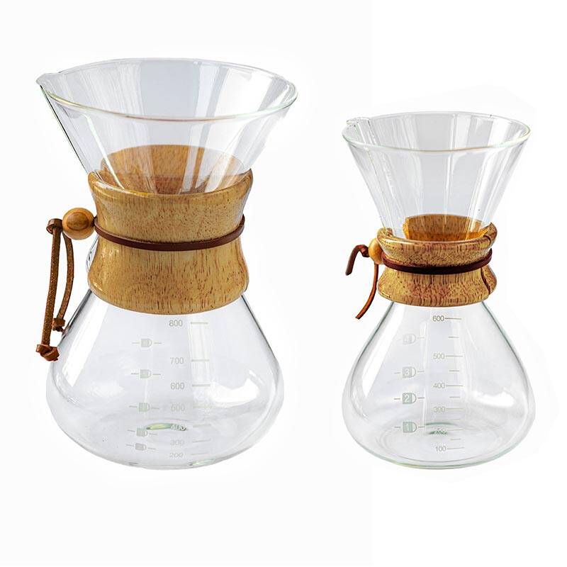 Black Goat Ahşap Tutacaklı Chemex - 600 ml - 2