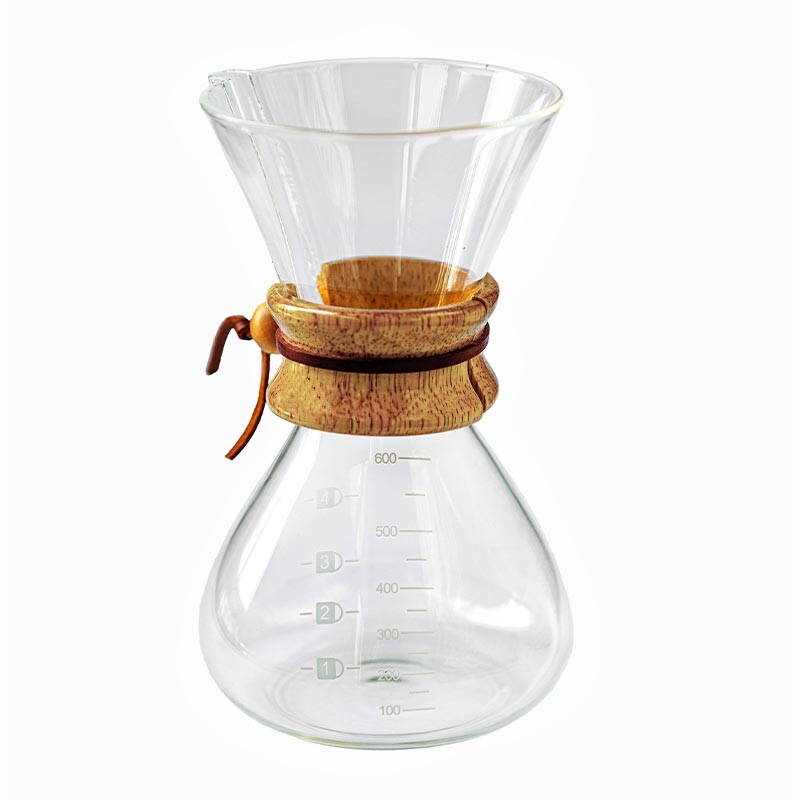 Black Goat Ahşap Tutacaklı Chemex - 600 ml - 1