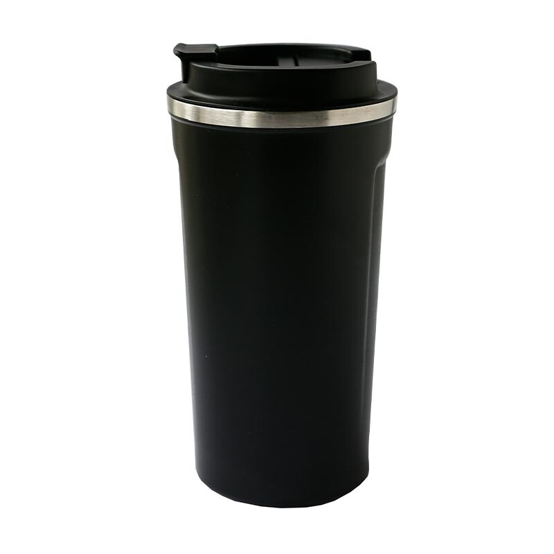 Black Goat M3 Çift Cidarlı Termos Mug, 500 ml - Siyah - 1