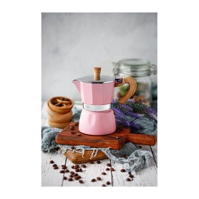 Black Goat Moka Pot, 3 Cup - Pembe - 2