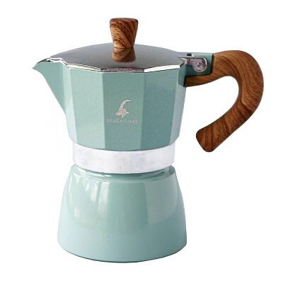 Black Goat Moka Pot, 3 Cup - Turkuaz - 1