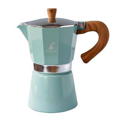 Black Goat Moka Pot, 6 Cup - Turkuaz - 1