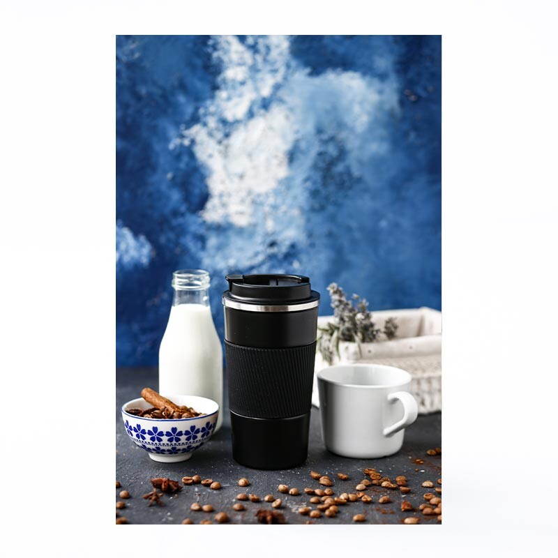 Black Goat Termos Mug, 500 ml - Siyah - 3