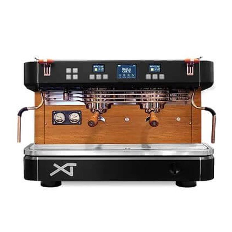 Dalla Corte XT Barista Espresso Kahve Makinesi, 2 Gruplu, Multi-Boiler, Siyah Ceviz - 1