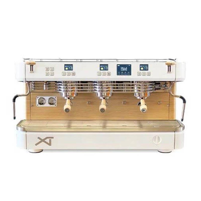 Dalla Corte XT Barista Espresso Kahve Makinesi, 3 Gruplu, Multi-Boiler, Beyaz Meşe - 1