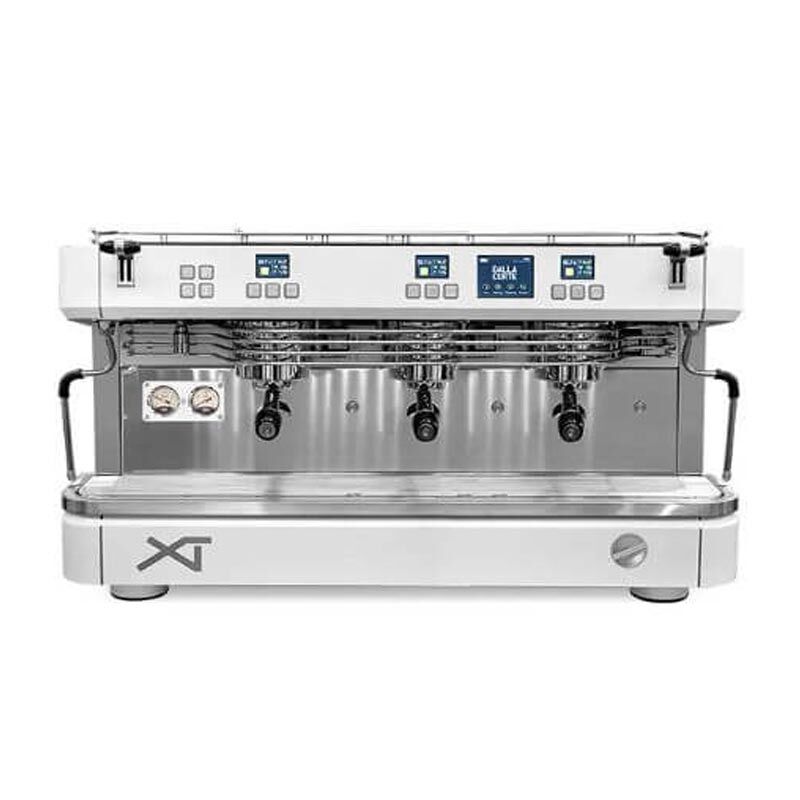 Dalla Corte XT Barista Espresso Makinesi, 3 Gruplu, Multi-Boiler, Beyaz Krom - 1