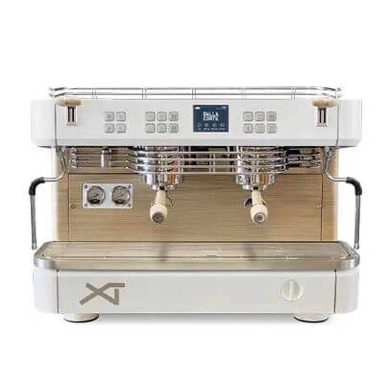 Dalla Corte XT Classic Espresso Kahve Makinesi, 2 Gruplu, Multi-Boiler, Beyaz Meşe - 1