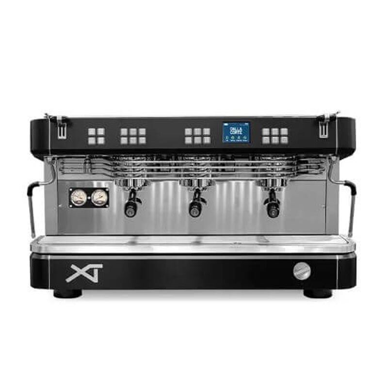 Dalla Corte XT Classic Espresso Kahve Makinesi, 3 Gruplu, Multi-Boiler, Siyah Krom - 1