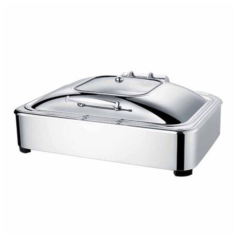 Epinox CDH-9G Hidrolik Kapaklı Gömme Chafing Dish, 9 Lt. - 1