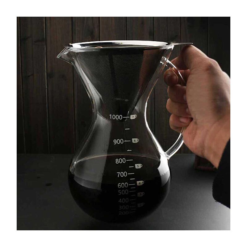 Epinox CK-1000 Chemex Kendinden Çelik Filtreli, 8 Bardak, 1000 ml - 2