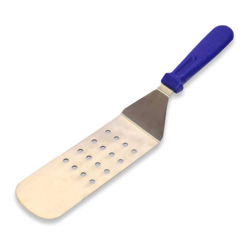 Epinox EPW-27GDB Delikli Izgara Spatulası, 25x7.5 cm, Mavi - 1