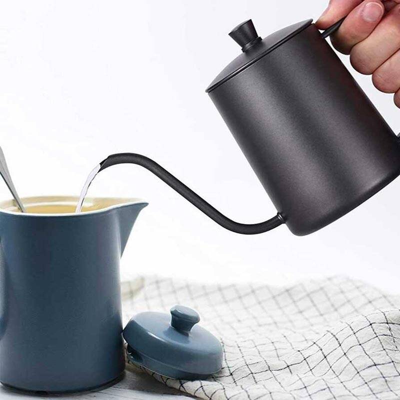 Epinox MKK-60 Mini Barista Kettle, Kapaklı, Siyah, 600 ml - 2