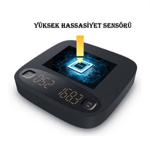 Escobarista Hassas Tartı , Dijital, Led Ekranlı, Demleme Profilli - 5