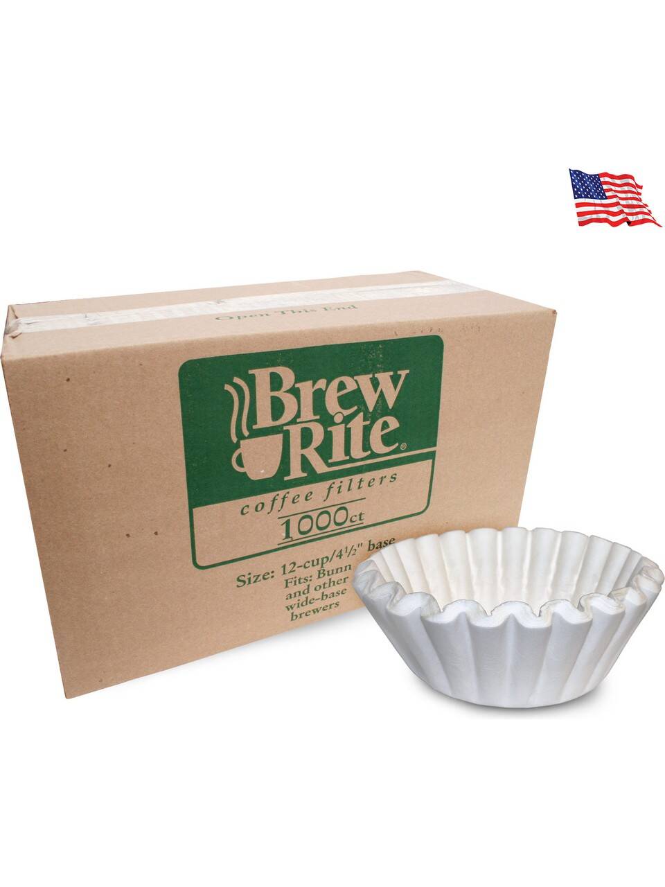 Brew Rite 250x90 Basket Filtre Kahve Kağıdı, 1000 Adet - 2