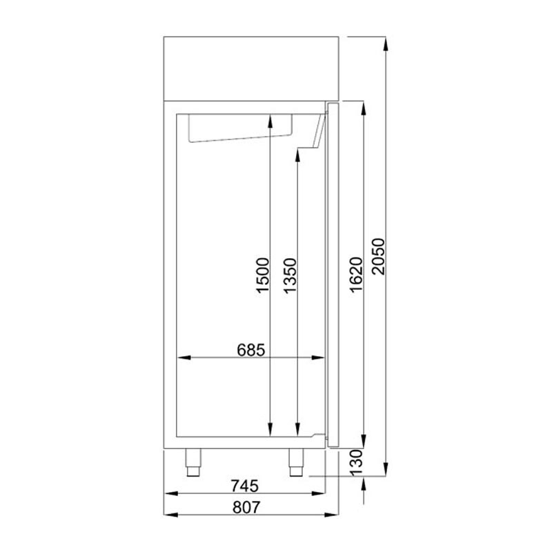 Frenox BL14 Ekonomik Dik Tip Tek Kapılı Derin Dondurucu, 1400 Lt. - 2