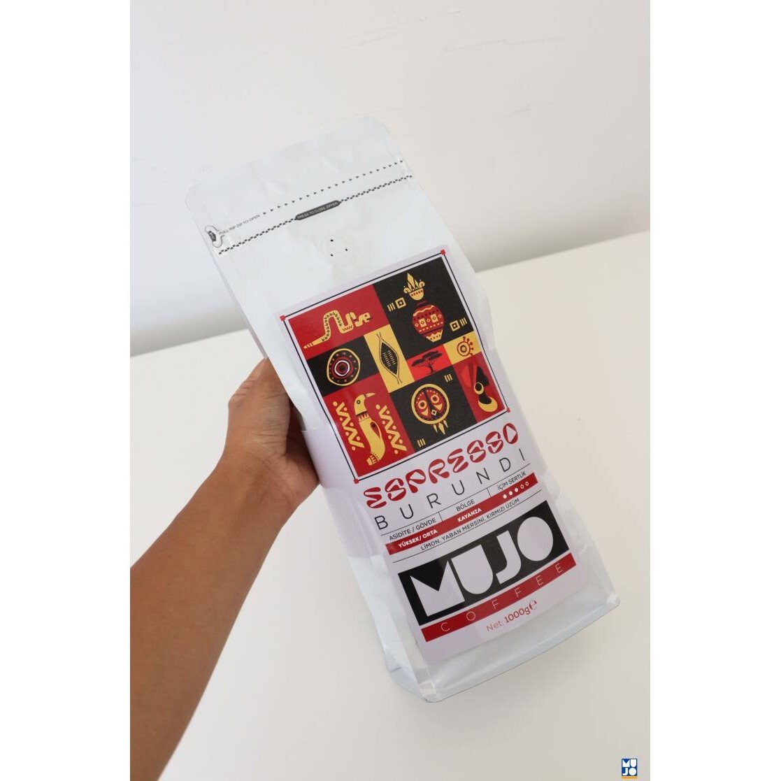 Mujo Coffee Espresso Burundi 1000 gr. Taze Kavrulmuş Çekirdek Kahve - 4