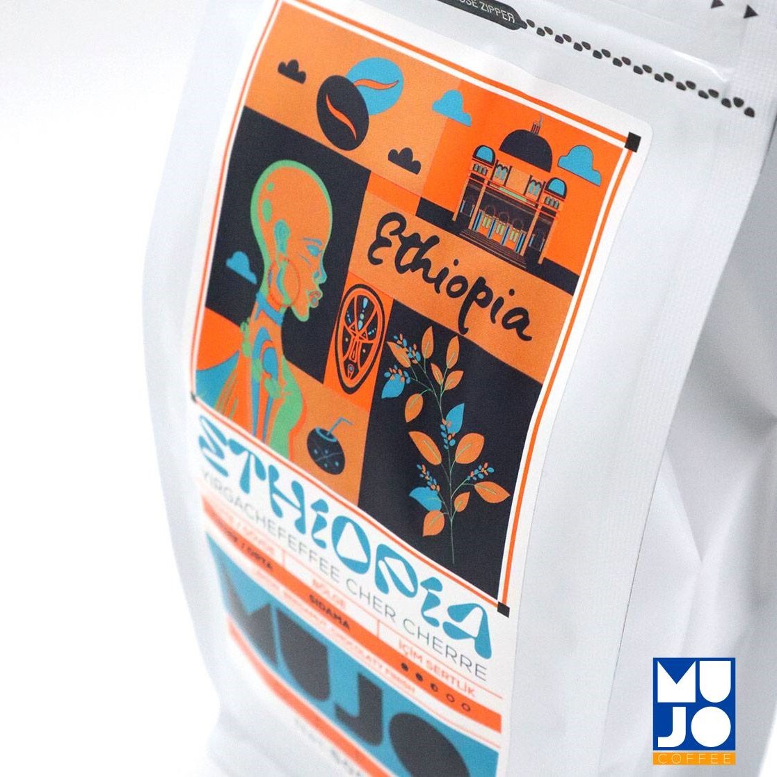 Mujo Coffee Ethiopia Yirgachefeffe Cher Cherre 1000 gr. Taze Kavrulmuş Çekirdek Kahve - 2