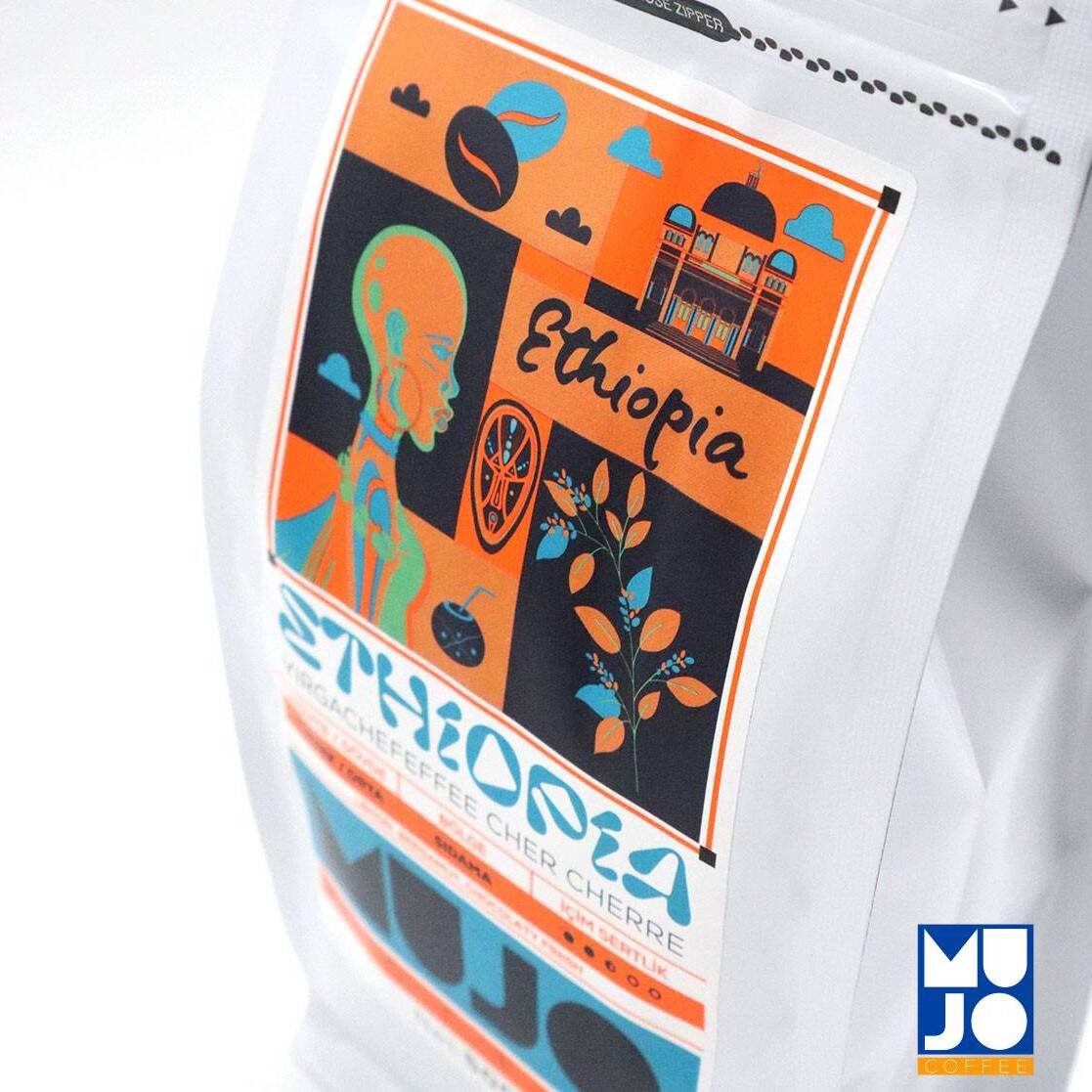 Mujo Coffee Ethiopia Yirgachefeffe Cher Cherre 2.5 kg, Taze Kavrulmuş Çekirdek Kahve - 2