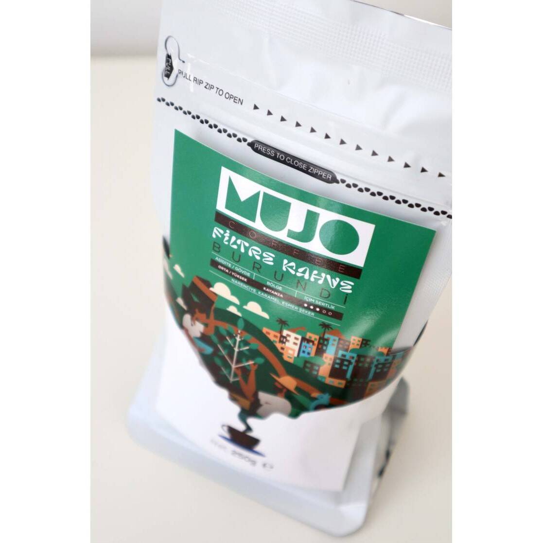 Mujo Coffee Filtre Kahve Burundi 1000 gr. Taze Kavrulmuş Çekirdek Kahve - 3