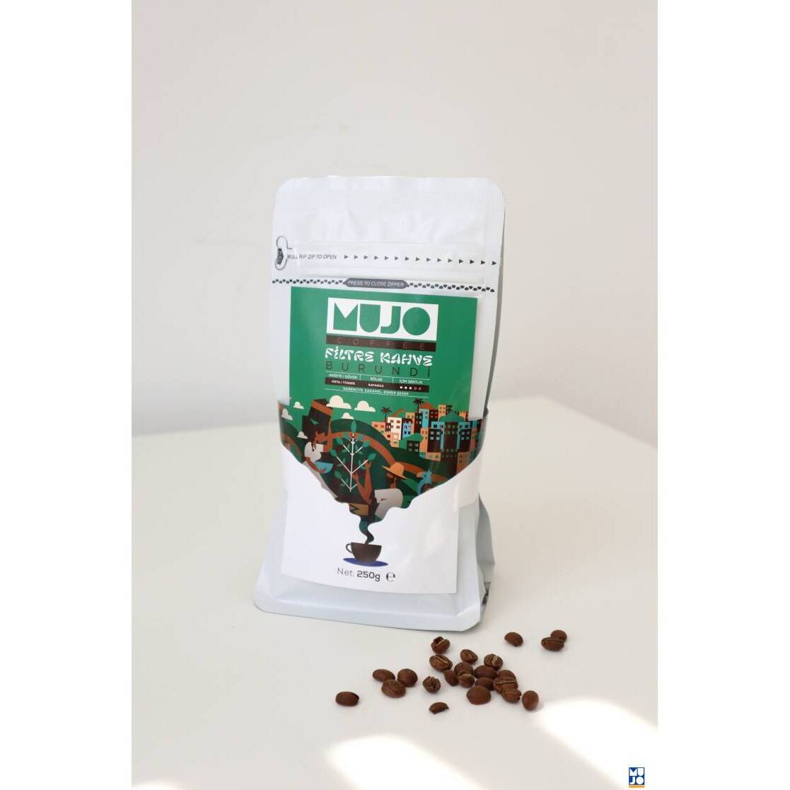 Mujo Coffee Filtre Kahve Burundi 1000 gr. Taze Kavrulmuş Çekirdek Kahve - 4