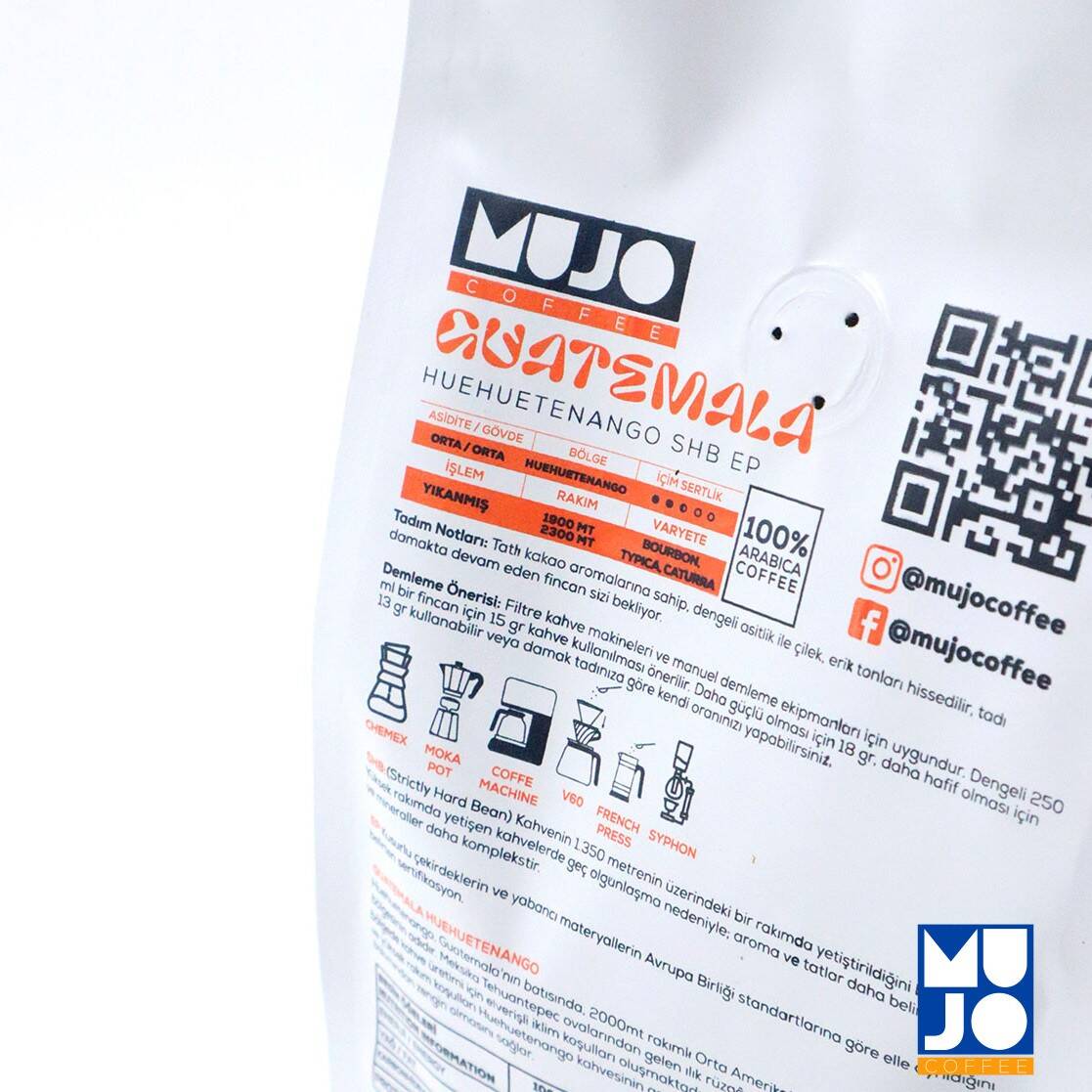 Mujo Coffee Guatemala Heuheutenango SHB EP 1000 gr. Taze Kavrulmu Çekirdek Kahve - 4