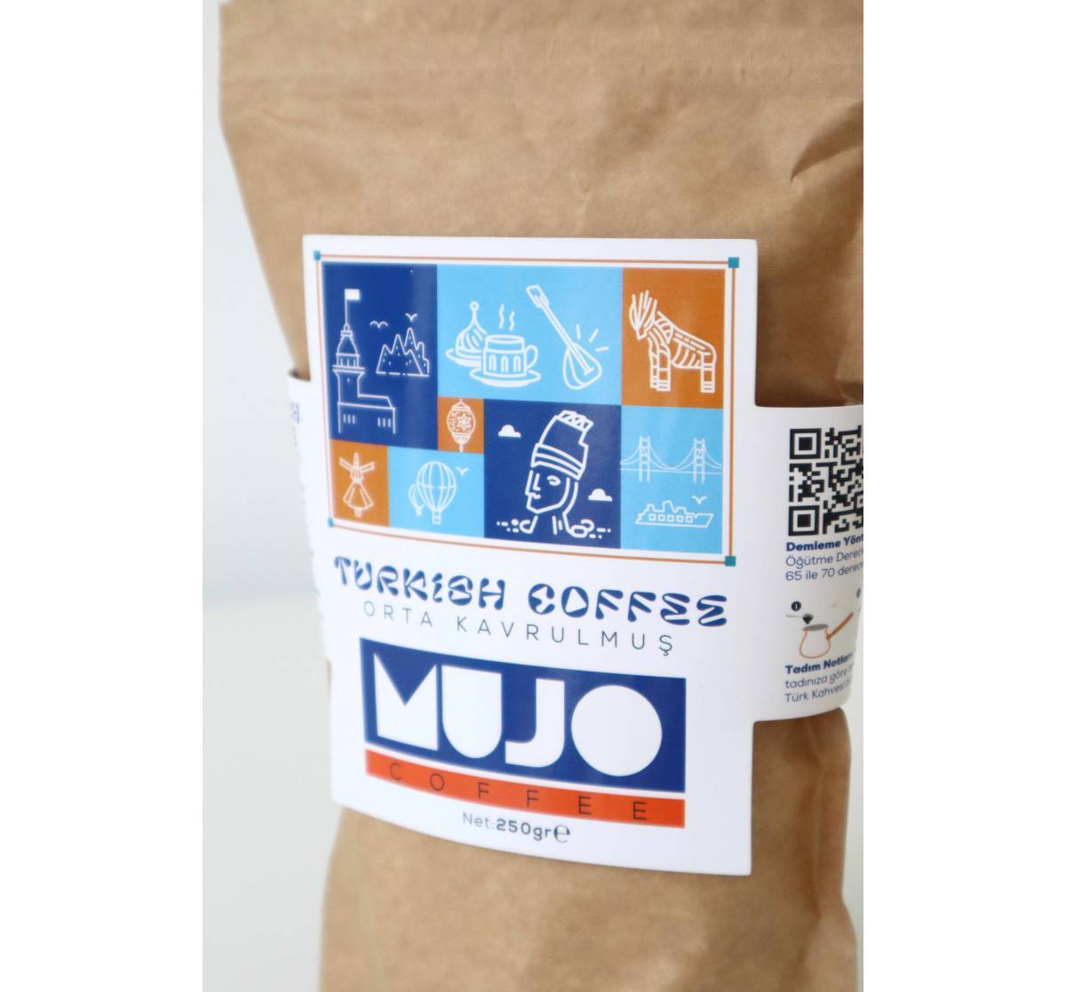 Mujo Coffee Turkish Coffee Orta Kavrulmuş, 250 gr. Türk Kahvesi - 4