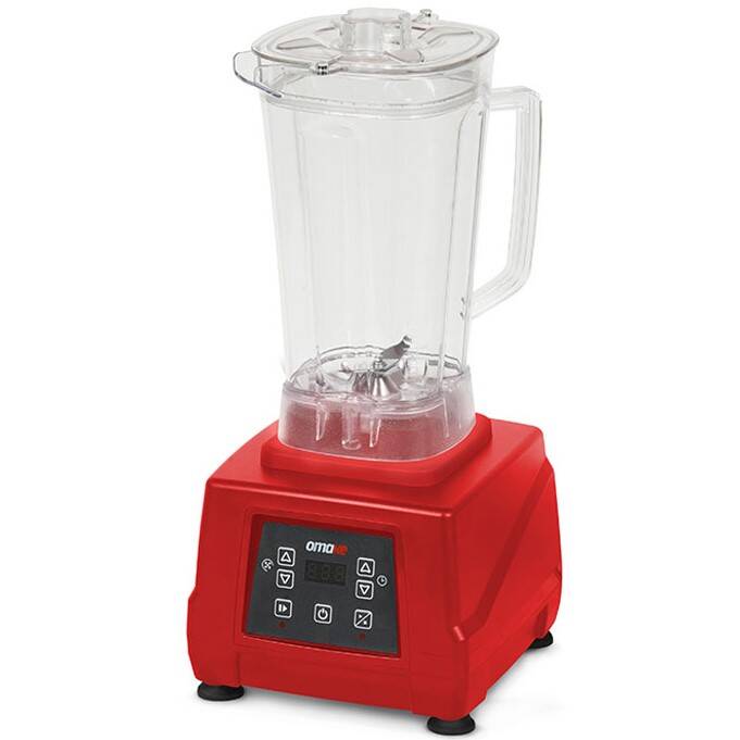 Omake Bar Blender, Mikser, 3 Lt, Saydam Kapak, Dijital, Kırmızı, BLE12.E15 - 1