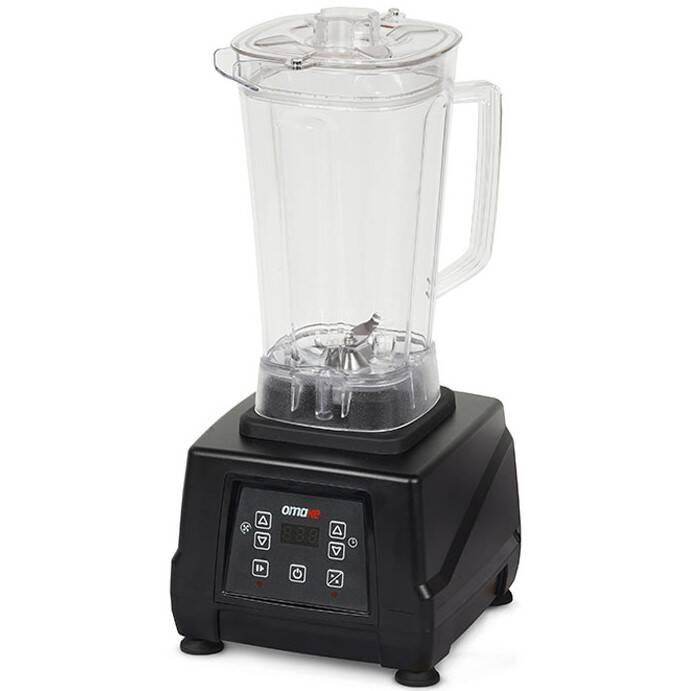 Omake Bar Blender, Mikser, 3 Lt, Saydam Kapak, Dijital, Siyah, BLE12.E15 - 1