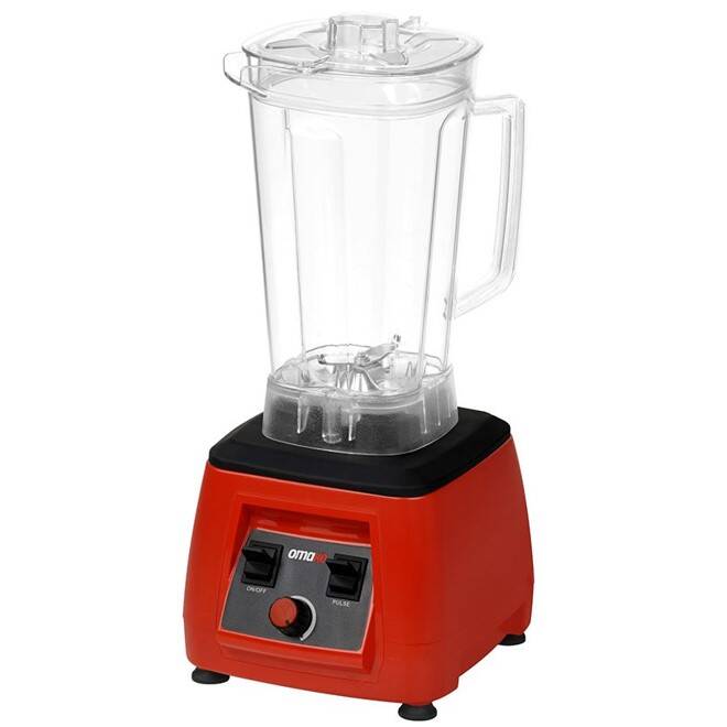 Omake Bar Blender, Mikser, 3 Lt, Saydam Kapak, Manuel, Kırmızı, BLE02.E11 - 1