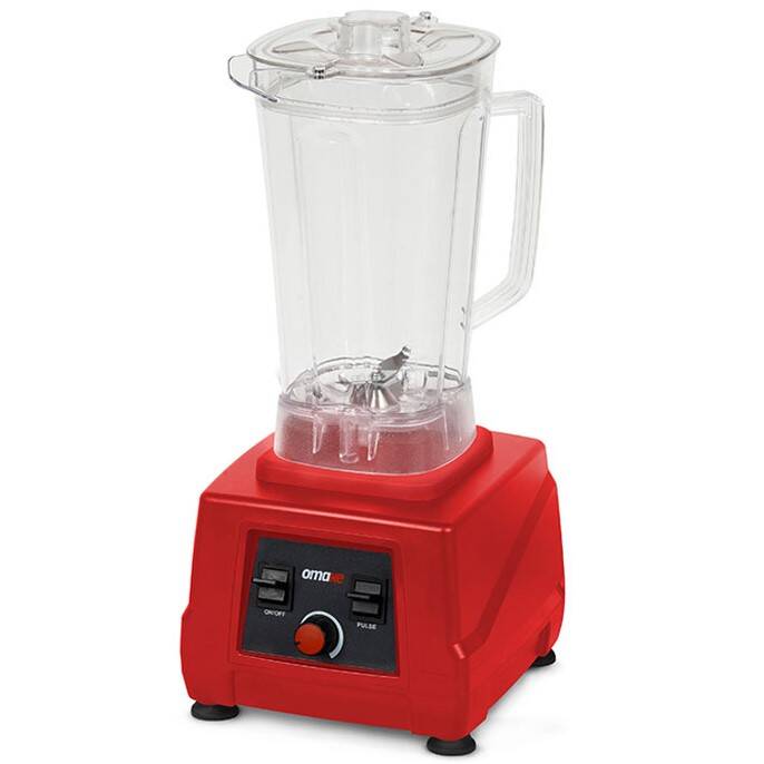 Omake Bar Blender, Mikser, 3 Lt, Saydam Kapak, Manuel, Kırmızı, BLE12.E11 - 1