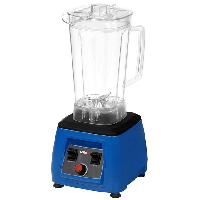 Omake Bar Blender, Mikser, 3 Lt, Saydam Kapak, Manuel, Mavi, BLE02.E11 - 1