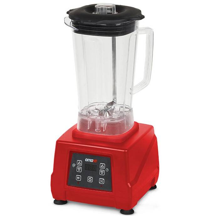 Omake Bar Blender, Mikser, 3 Lt, Sensörlü, Dijital, Kırmızı, BLE11.E15 - 1