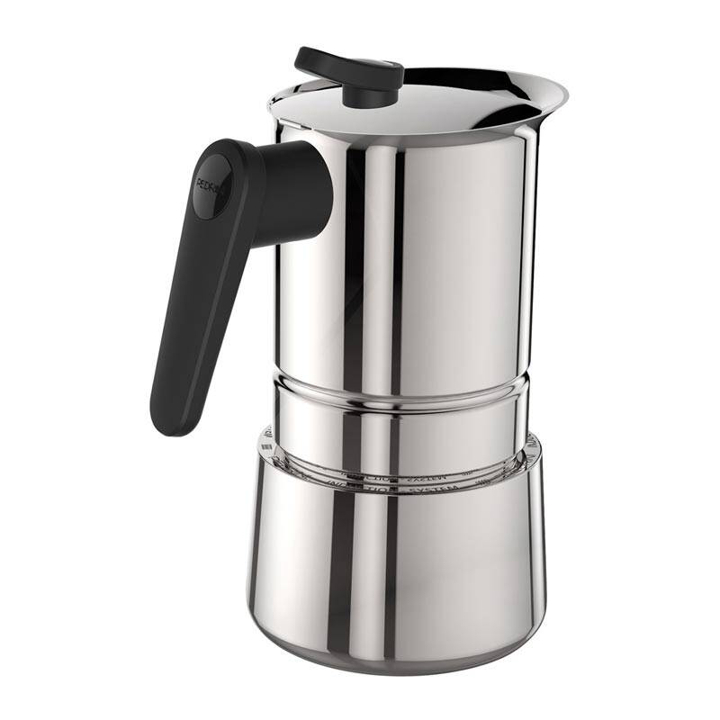 Pedrini 02CF037 Caffettiera Acciaio Moka Pot - 1