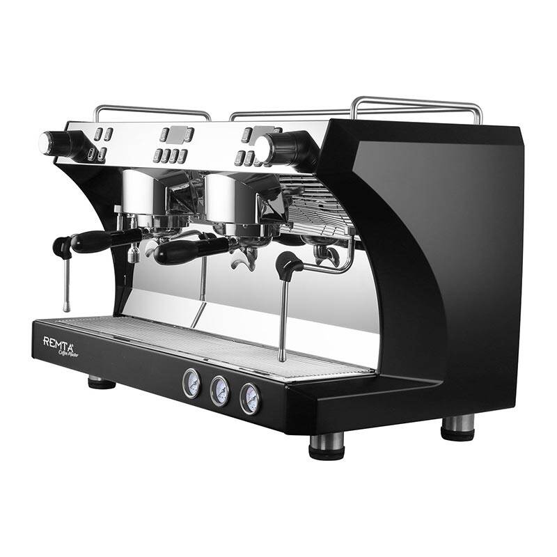 Remta Coffee Master Tam Otomatik Espresso Kahve Makinesi, 2 Gruplu, Siyah - 3