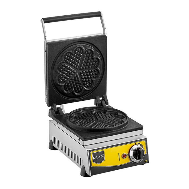 Remta W12 Tekli Çiçek Model Waffle Makinesi, 21 cm, Elektrikli - 1