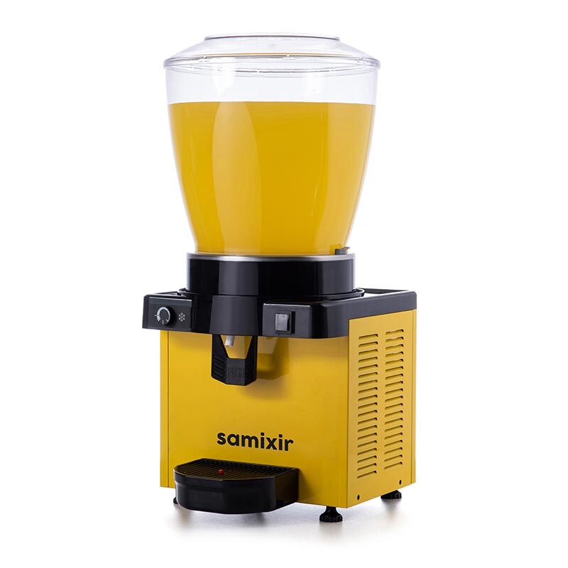 Samixir M22 Panaromik Analog Soğuk İçecek Dispenseri, 22 Lt. Sarı - 1