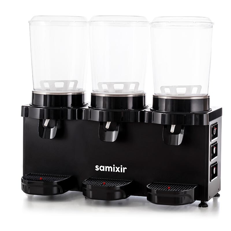 Samixir MMM30 Panaromik Triple Soğuk İçecek Dispenseri, 10+10+10 Lt, Siyah - 2