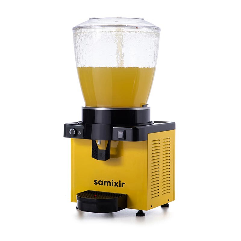 Samixir S22 Panaromik Analog Soğuk İçecek Dispenseri, 22 Lt, Sarı - 1