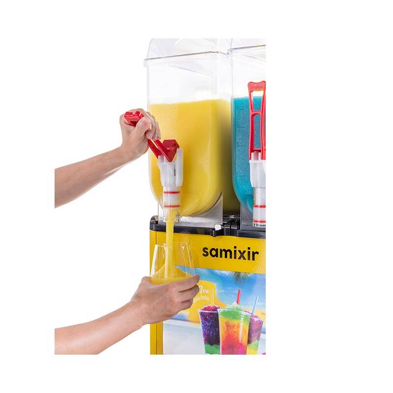 Samixir SLUSH24 Allure Twin Ice Slush Granita Meyve Suyu Dispenseri - 2