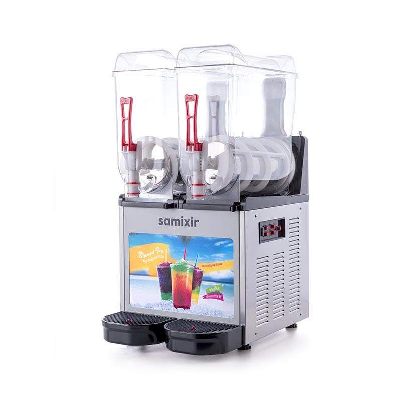 Samixir SLUSH24 Allure Twin Ice Slush Granita ve Soğuk Meyve Suyu Dispenseri - 3