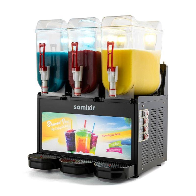 Samixir SLUSH36 Allure Triple Ice Slush Granita ve Soğuk Meyve Suyu Dispenseri - 1